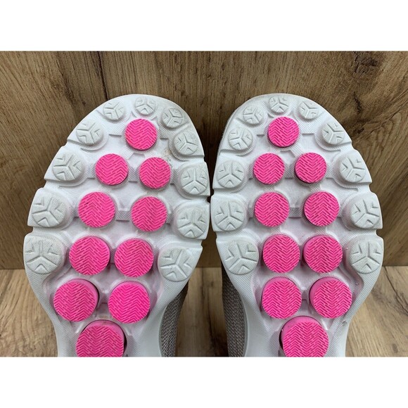 Skechers Go Walk 3 Shoes Women's Size 8.5 Stone beige Slip On Flats GoGo Mat - Picture 13 of 16